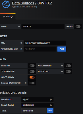 Grafana Data Source InfluxDB v2