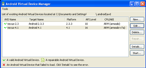 Android Device Manager - Version graphique