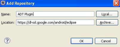 Eclipse - Install New Software - Add - Source http