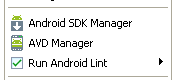 Eclipse - ADT - Menu Window 