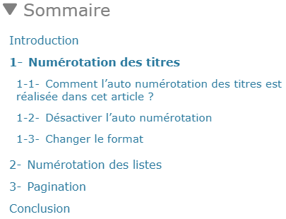 Autonumbering UL lists