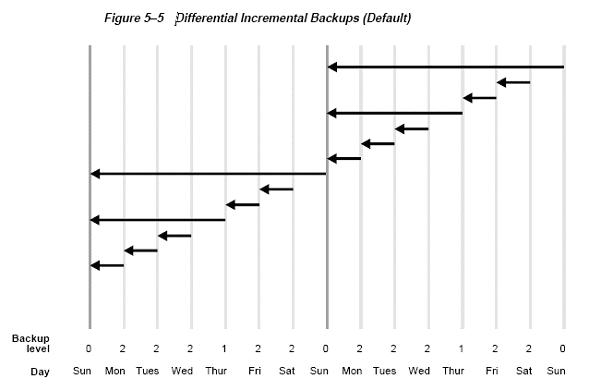 RMAN Sauvegarde differentielle