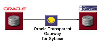 Architecture Oracle Transparent Gateway for Sybase