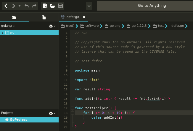 Komodo Edit Window